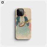 The Banjo Lesson - Mary Cassatt Phone Case.