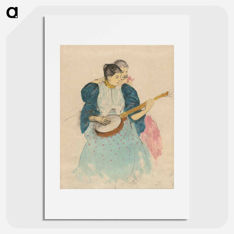 アートポスター-The Banjo Lesson - メアリー カサット Poster.