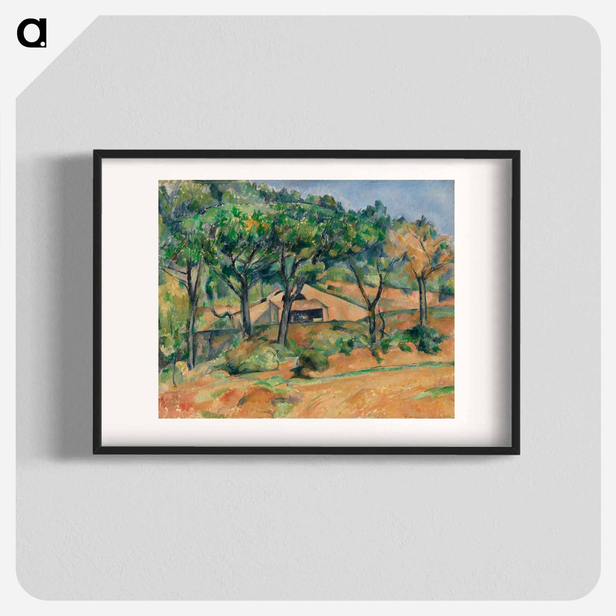 House in Provence - Paul Cezanne Poster.