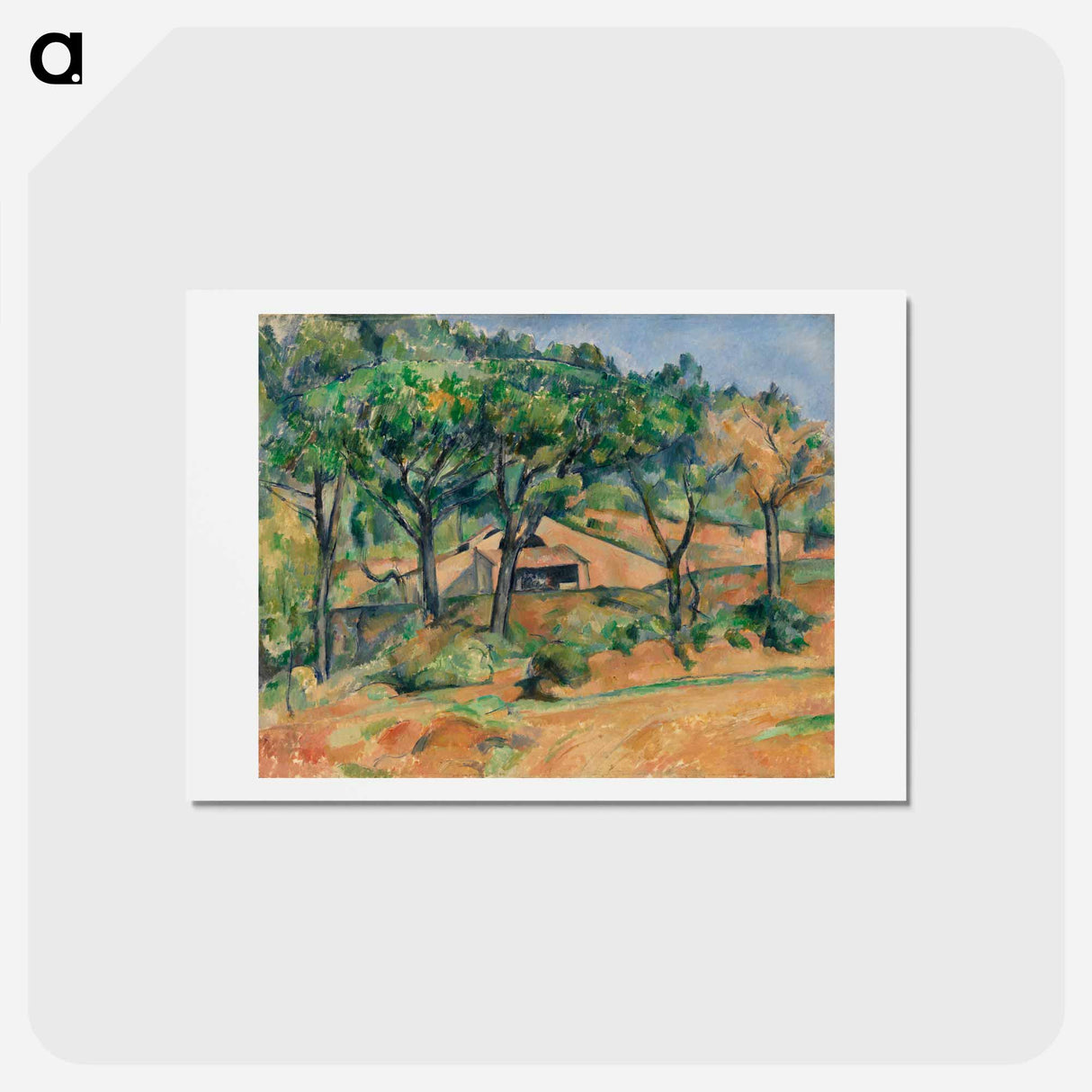 アートポストカード-House in Provence - ポール セザンヌ Postcard.