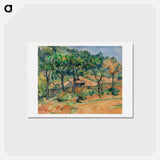 アートポストカード-House in Provence - ポール セザンヌ Postcard.