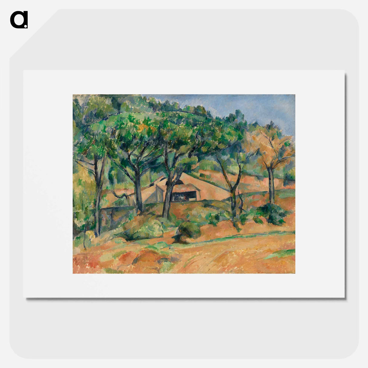 House in Provence - Paul Cezanne Poster.