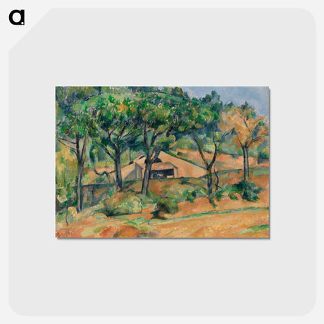 アートポストカード-House in Provence - ポール セザンヌ Postcard.