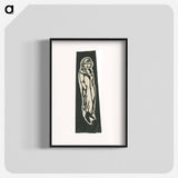 Standing little girl - ポール ゴーギャン Poster.