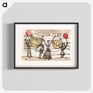 Postcard: Paul Klee to Katherine Dreier, Paris
 - パウル クレー Poster.