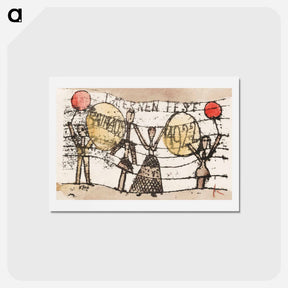 アートポストカード-Postcard: Paul Klee to Katherine Dreier, Paris
 - パウル クレー Postcard.