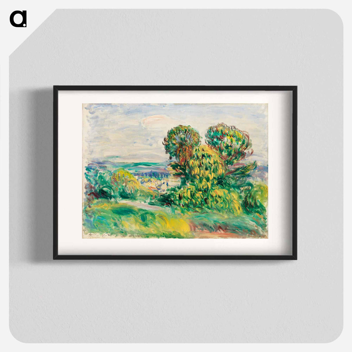 Landscape - Pierre Auguste Renoir Poster.