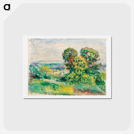 アートポストカード-Landscape - ピエール オーギュスト ルノワール Postcard.