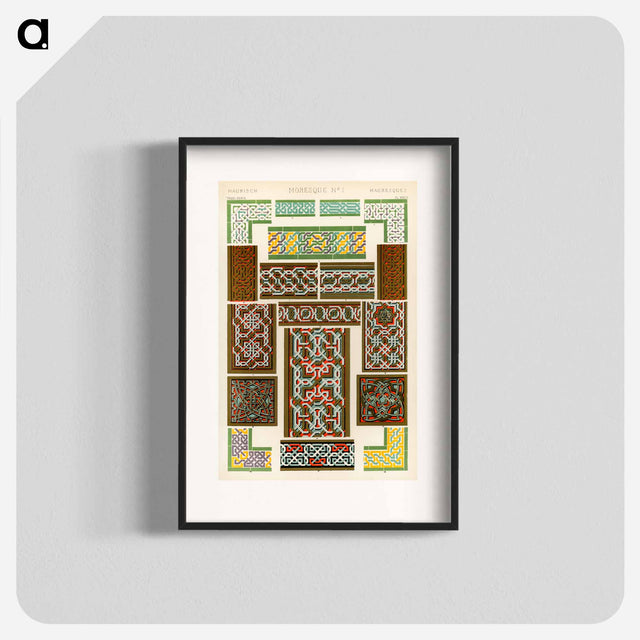 アートポスター-Grammar of Ornament Illustration
 - 装飾の文法 Poster.