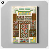 アートパネル-Grammar of Ornament Illustration
 - 装飾の文法 Canvas.