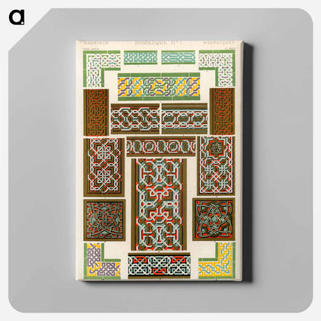 アートパネル-Grammar of Ornament Illustration
 - 装飾の文法 Canvas.