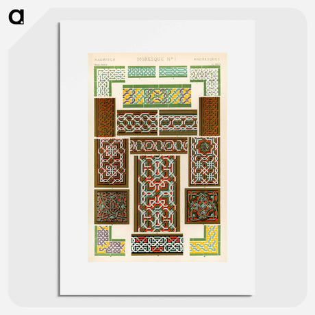 アートポスター-Grammar of Ornament Illustration
 - 装飾の文法 Poster.