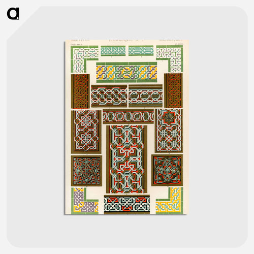 Grammar of Ornament Illustration
 - 装飾の文法 Postcard.