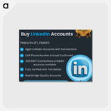 Buy LinkedIn Accounts Premium: Advance Your Career or Small Business - トーマス コール Postcard.