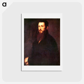 アートポストカード-Painting of Daniele Barbaro - ティツィアーノ ヴェチェッリオ Postcard.
