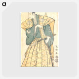 アートポストカード-Bandō Hikosaburō III as Godai Saburō Chikatada - 東洲斎 写楽 Postcard.