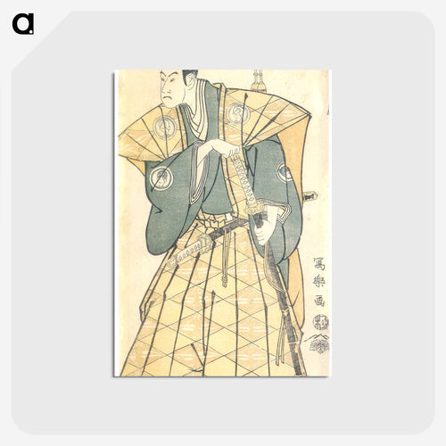 五大力三郎 - 東洲斎 写楽 Postcard.