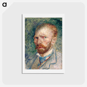 アートポストカード-Self-Portrait - フィンセント ファン ゴッホ Postcard.