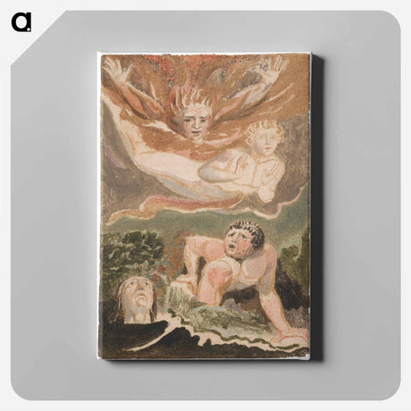 アートパネル-The First Book of Urizen, Plate 4 - ウィリアム ブレイク Canvas.