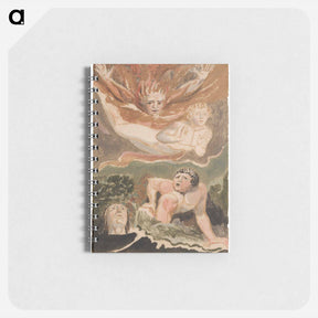 アートメモ帳-The First Book of Urizen, Plate 4 - ウィリアム ブレイク Memo.