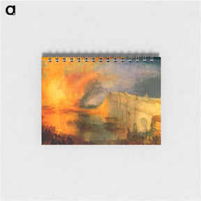 アートメモ帳-The Burning of the Houses of Parliament - ウィリアム ターナー Memo.