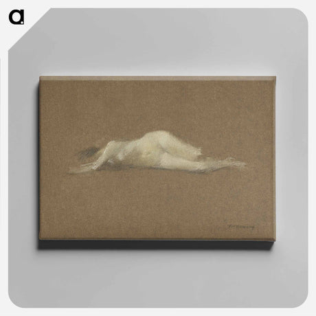 アートパネル-Nude Woman on Her Side
 - イェール大学アートギャラリー Canvas.