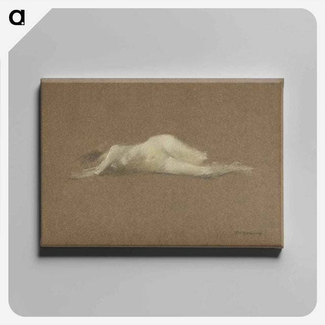 アートパネル-Nude Woman on Her Side
 - イェール大学アートギャラリー Canvas.
