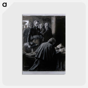 アートポストカード-Wilhelm von schwerin, illustration for finland in the 19th century - アルバート エーデルフェルト Postcard.