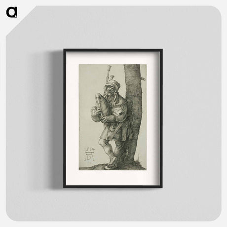 アートポスター-The Bag-Piper - アルブレヒト デューラー Poster.