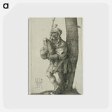 アートポストカード-The Bag-Piper - アルブレヒト デューラー Postcard.