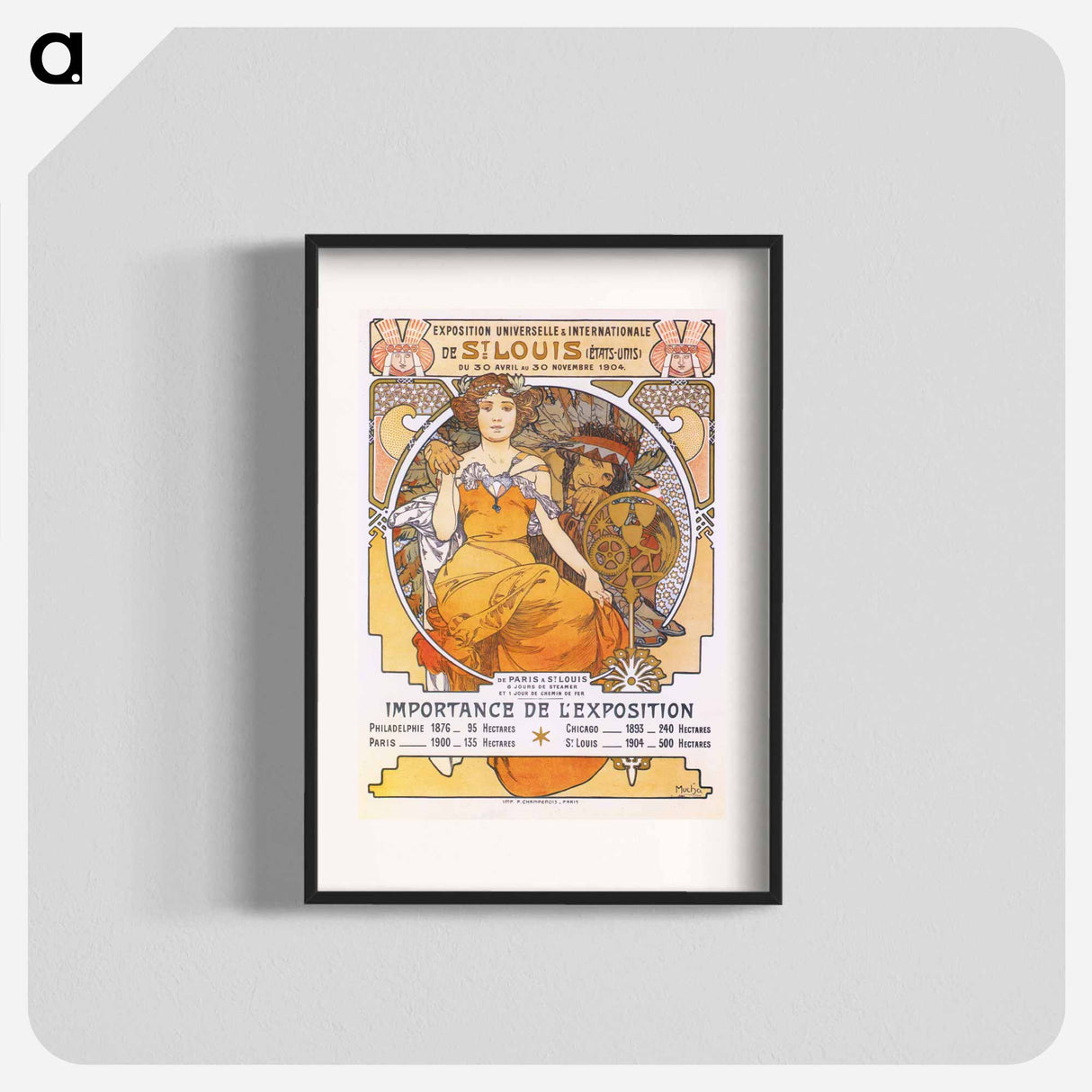 St. Louis World's Fair - Alphonse Mucha Poster.