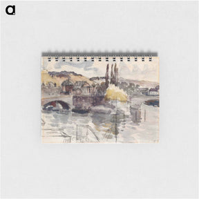 アートメモ帳-Corneille Bridge in Rouen - カミーユ ピサロ Memo.