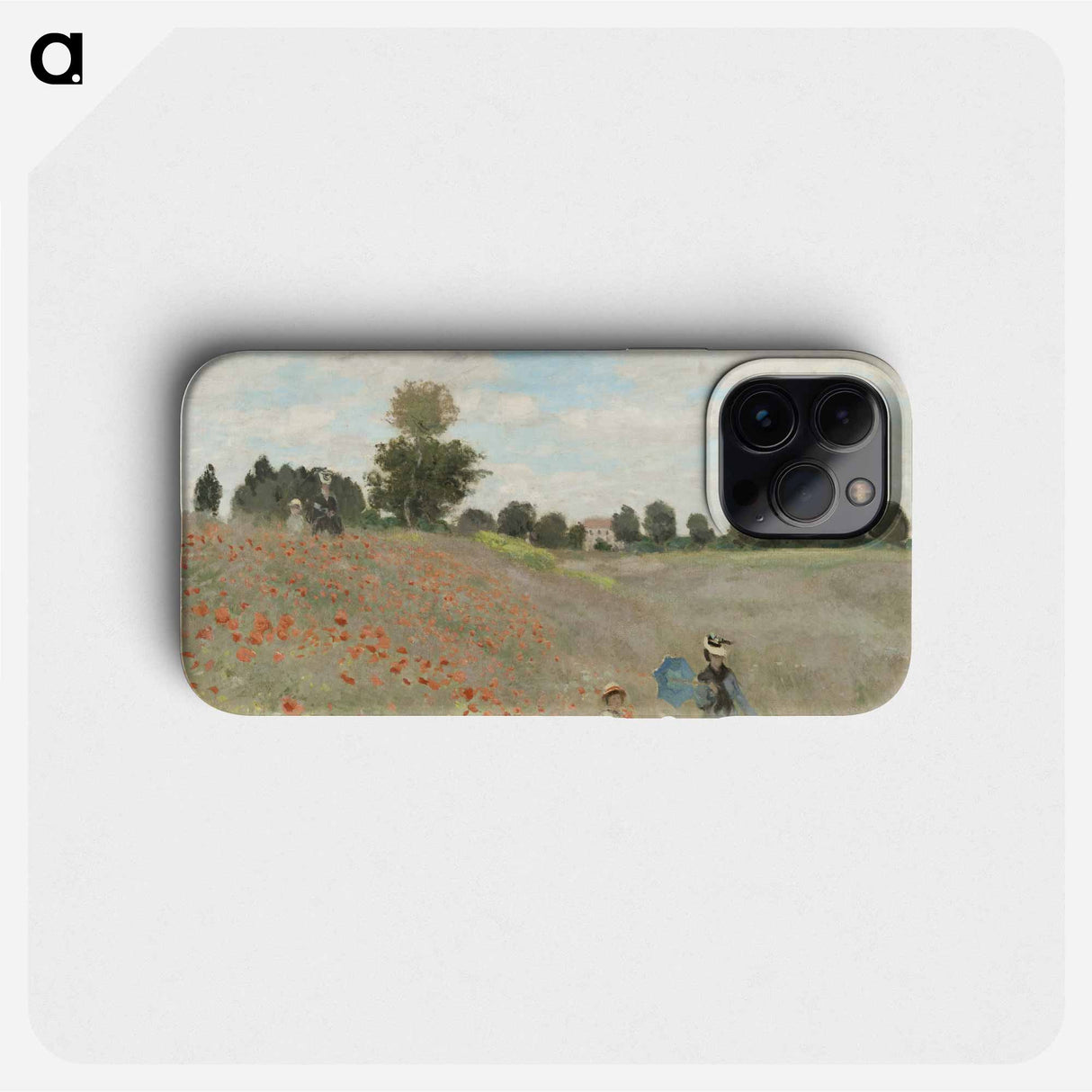 The Poppy Field near Argenteuil - Claude Monet Phone Case.