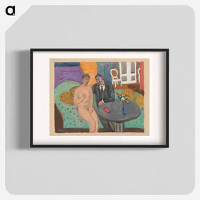 アートポスター-He and Sofa
 - シプリアン マジェルニク Poster.