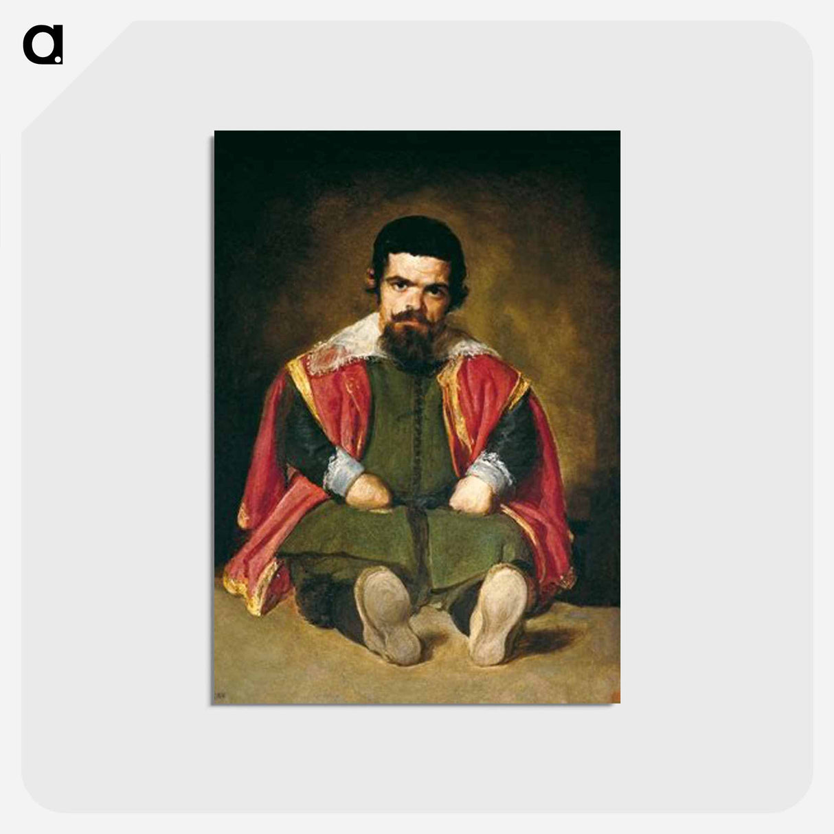 Don Sebastian de Morra - ディエゴ ベラスケス Postcard.