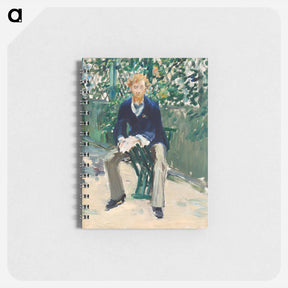 アートメモ帳-George Moore in the Artist's Garden - エドゥアール マネ Memo.