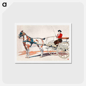 アートポストカード-A Kentucky Breaking Cart - エドワード ペンフィールド Postcard.
