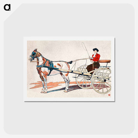 アートポストカード-A Kentucky Breaking Cart - エドワード ペンフィールド Postcard.