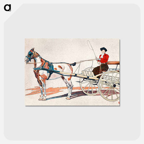 アートポストカード-A Kentucky Breaking Cart - エドワード ペンフィールド Postcard.