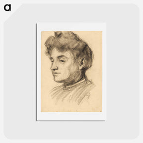 アートポストカード-Portrait of Marie Schiele - エゴン シーレ Postcard.