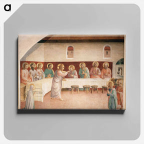 アートパネル-Institution of the Eucharist - フラ アンジェリコ Canvas.