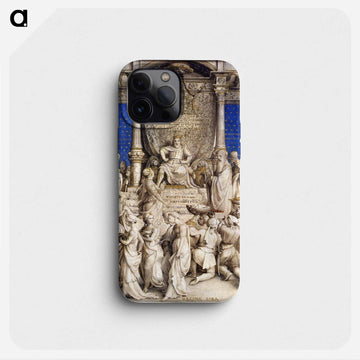 Solomon and the Queen of Sheba - ハンス ホルバイン Phone Case.