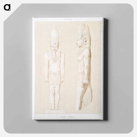 アートパネル-Ramses II Statue
 - エジプト美術史 Canvas.