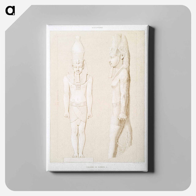 アートパネル-Ramses II Statue
 - エジプト美術史 Canvas.