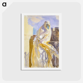 アートポストカード-Arab Woman - ジョン シンガー サージェント Postcard.