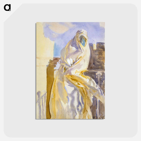 アートポストカード-Arab Woman - ジョン シンガー サージェント Postcard.