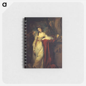アートメモ帳-Portrait of Mrs. Abington, British Actress - ジョシュア レノルズ Memo.