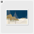 アートポストカード-Vissersdorpje - 神坂 雪佳 Postcard.