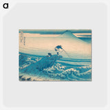 アートポストカード-Hokusai's Kajikazawa in Kai Province - 葛飾 北斎 Postcard.