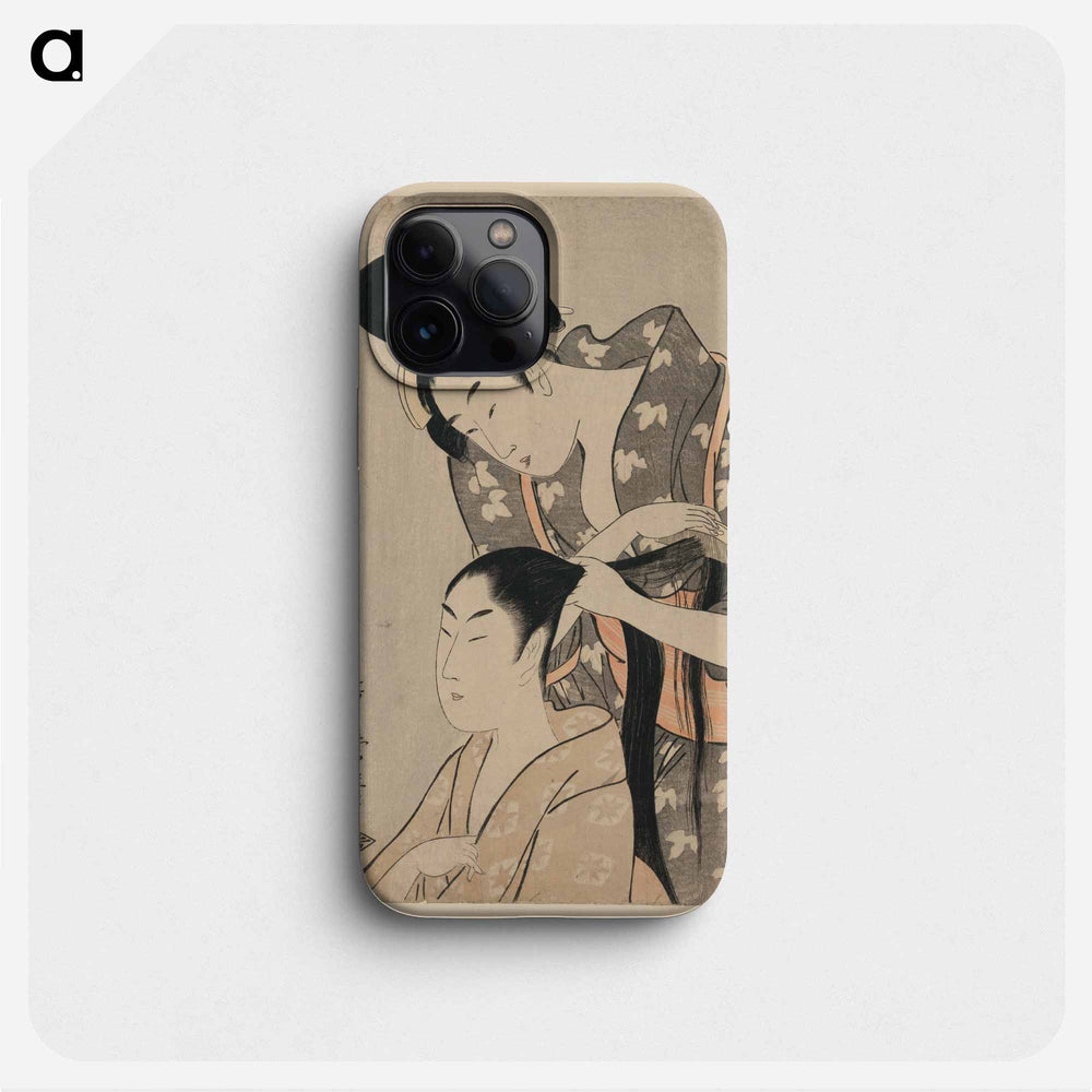 Kamiyui - 喜多川 歌麿 Phone Case.